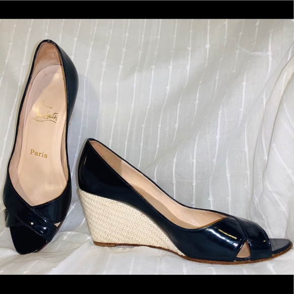 Christian Louboutin Patent Leather Espadrilles - Picture 3 of 8